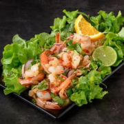 Cooked Spicy Prawn Salad