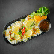 Steamed Calamari with Chilli &amp; Lime Dressing