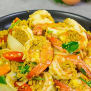 Stir Fried Prawns with Curry Powder